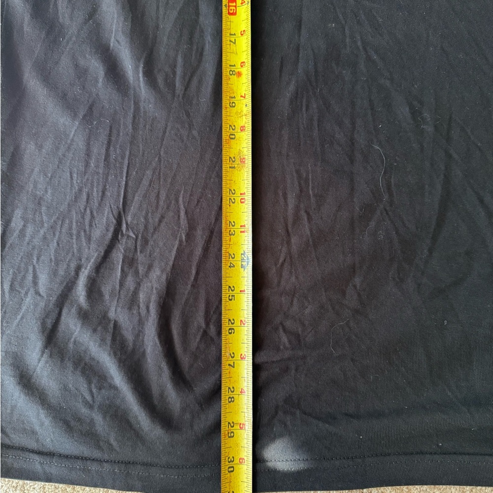 Dior Ribbon Varsity Black Tee with Yellow Stripes Men’s Size XXL - Picture 7 of 8